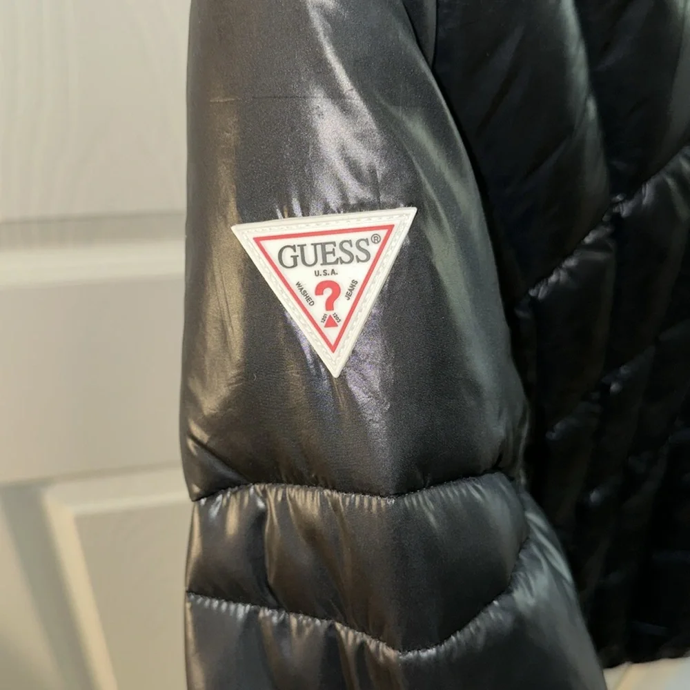 Guess Black Winter Jacket - Picture 4 of 5